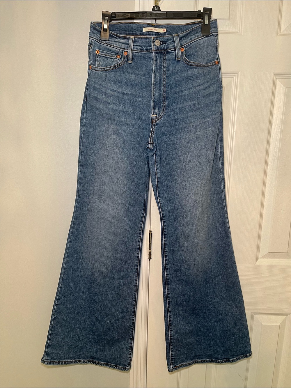 Women's Levi’s Ribcage Bell Leg Jeans W28-L32 - Blue